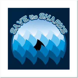 Save the Sharks Posters and Art